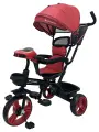 Велосипед трёхколесный с ручкой марс (колеса EVA 10/8 муз. модуль) красный (Арт ВЛ-2779)