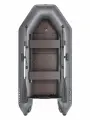 Лодка надувная ПВХ под мотор для рыбалки Фрегат 300 ЕК с килем, сварные швы, серая