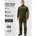 Костюм мужской мембранный флисовый спортивный, тактический Элементаль ELF-2 Хаки (52/54-182/188)