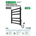 Электрический полотенцесушитель Azario Palermo 500x600 П6 AZ83856B диммер справа Черный