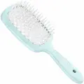 Щетка для волос Janeke с закругленными зубчиками Superbrush (бирюзово-белый)