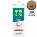 Герметик силиконовый санитарный OTTOSEAL S100 C8686 матовый карамель, 300 мл