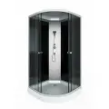 Душевая кабина Arcus S-13G (100*100*215), стекло тонированное, профиль серебристый, с крышей