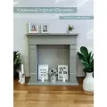 Kamin_decor_msk Портал каминный Ватикан-разборный 98х90 МДФ серый