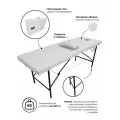 Массажный стол, кушетка косметолога, с вырезом для лица, 180х60 Белый