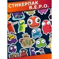 Стикерпак наклейки на телефон Робот игра R.E.P.O. repo репо