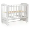 Кроватка для новорожденных BEBIZARO REGENCY GRAY Универсальный маятник (ШхГхВ) 125х67х105 см