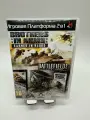 Диск с игрой Brothers in arms +Battlefield 2 modern combat на PlayStation 2 прошитую