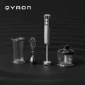 Блендер погружной QYRON BH601, турбо-режим, нержавеющая сталь, венчик и измельчитель
