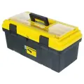 Ящик для инструмента 240х230х500 мм, пластик, цвет чёрно-жёлтый