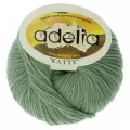 Пряжа Adelia KATTY, 10 шт. по 50 г, набор 100% шерсть, 150 м №13 св. зеленый