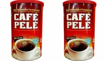Кофе растворимый Cafe Pele, Бразилия, средняя обжарка, натуральный продукт, 2 банки по 200 гр
