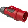 Кабельная вилка PCE 16А 400V 3P+N+E IP44 GRIP 0153-6 16040335