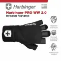 Фитнес перчатки Harbinger PRO WW 2.0, унисекс, черные, размер XL