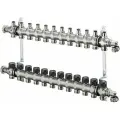 1404561 Коллекторная группа Oventrop Multidis SF на 11 контуров из нерж. стали 1 с регулирующими вставками