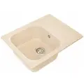 Кухонная мойка врезная GreenStone GRS-13-328 бежевый