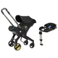 Коляска автокресло детское Doona + группа 0+ (до 13 кг) с базой Isofix, nitro black