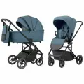 Коляска Carrello Alfa Indigo Blue, 2 в 1, поворотные колеса, амортизация