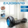 Детский гироскутер с ручкой Zaxboard ZX-6 BASE LED 6.5 дюймов с 6 лет (Red Flash)