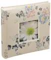 Фотоальбом Fotografia 10x15см 200 фото, книжный переплет, Цветы, белый (FA-EBBM200-819)