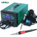 Паяльная станция демонтажный паяльник YIHUA 948D-III паяльник 110Вт+ , быстрым нагревом, светодиодным дисплеем.