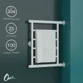 Полотенцесушитель Водяной Onix, Sirius Direct White Right 500x400 Лесенка с боковым прямым подключением справа, Белый