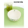 Domenik Салатник Wild botanicals, 14 см, 14х14 см, 0.65 л, 1 шт., белый