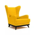 Кресло SAV Велюр Zara желтый sun 40 90х75х96 см