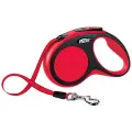 Поводок-рулетка для собак Flexi New Comfort S ленточный 5 м красный