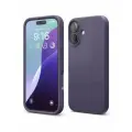 Elago для iPhone 16 чехол Soft silicone (Liquid) Deep Purple