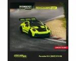 Коллекционная машинка Tarmac Works & Minichamps 1:64 Porsche 911 (992) GT3 RS Acid Green limited999