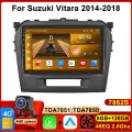 Автомагнитола для Suzuki Vitara 2016-2023(Сузуки Витара) Автомагнитола Android 8+128G GPS, Bluetooth, WiFi, QLED экран,4G, AM/FM/RDS