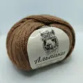 Пряжа Камтекс Альпака 232 (3 мотка по 50г/150м) кофейная карамель
