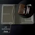 Лекало для кожи из акрила (оргстекла) Портмоне для документов Кешью