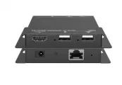 [ex-el120-usb] комплект передатчик-усилитель и приемник сигнала по витой паре digis, 4k 30гц 4:4:4, usb 1.1, масштабирование, hdmi 1.4 (10,2гб/с), передача до 120м, hdmi loop