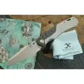 Складной нож Kansept Knives Weim, сталь CPM S35VN, сатин, рукоять титан/карбон