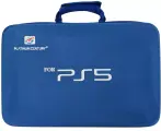 Жесткий кейс/Сумка для консоли/приставки PS5 синий
