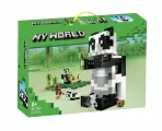 Конструктор Майнкрафт My World Дом панды 1033 573 детали