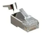 Коннектор Hyperline (PLUG-8P8C-UV-C6-TW-SH-10) FTP кат.6 RJ45 (упак:10шт)