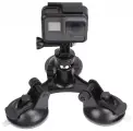 Тройная присоска-крепление на кузов автомобиля для экшн-камер GoPro
