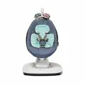 Электронная кресло-качалка 4moms Mamaroo NEW со вкладышем (Slate Blue / Mint Cool Mesh)