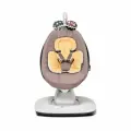 Электронная кресло-качалка 4moms Mamaroo NEW со вкладышем (Rose Wood / Yellow Cool Mesh)
