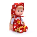 Маша Маша м медведь в красном плат, 29 см, озвуч, в пакете