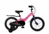 Велосипед детский Maxiscoo Jazz Стандарт 16 (2025), рама магниевый сплав, цвет Розовый Сапфир