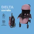 Коляска прогулочная CARRELLO Delta, розовая