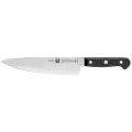 Нож поварской 200 мм ZWILLING Gourmet, нержавеющая сталь, черная рукоять