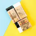 Ластики MUJI, 4 шт, черные и белые, высокое качество, произведены в Японии