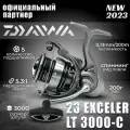 Катушка для спиннинга безынерционная 23 Exceler LT 3000-C
