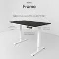 Компьютерный стол с подъемным механизмом регулируемый по высоте liftdesk Frame 138x67см Белый, Эвкалипт темно-коричневый
