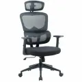 Компьютерное кресло Chairman CH 560 ткань/сетка черный, с поддержкой спины и подголовником